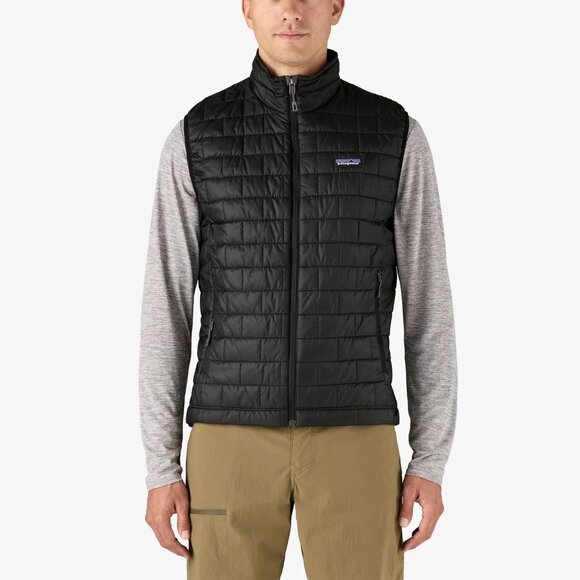 Patagonia Other - Patagonia Size S Black Nano Lightweight Insulated Quilted Full-Zip Puffer Vest